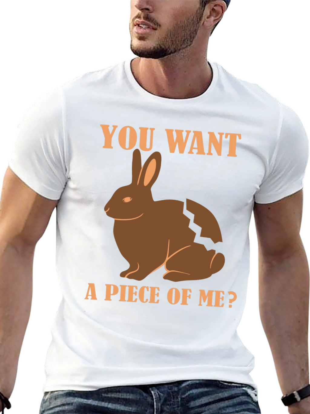 Funny Easter Bunny Chocolate T-Shirt
