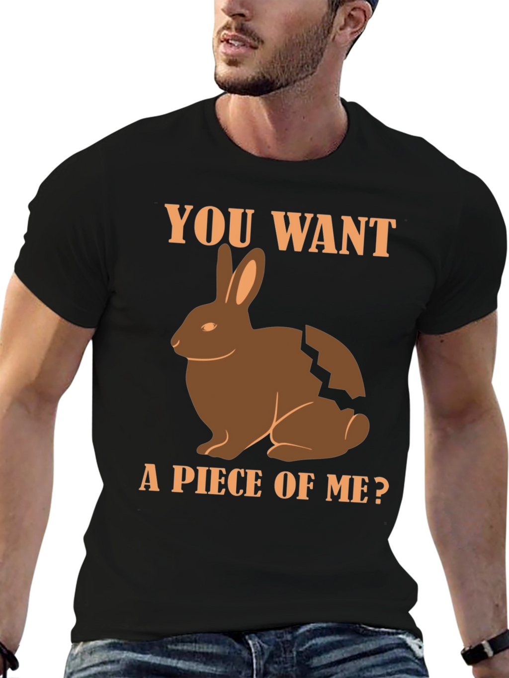 Funny Easter Bunny Chocolate T-Shirt