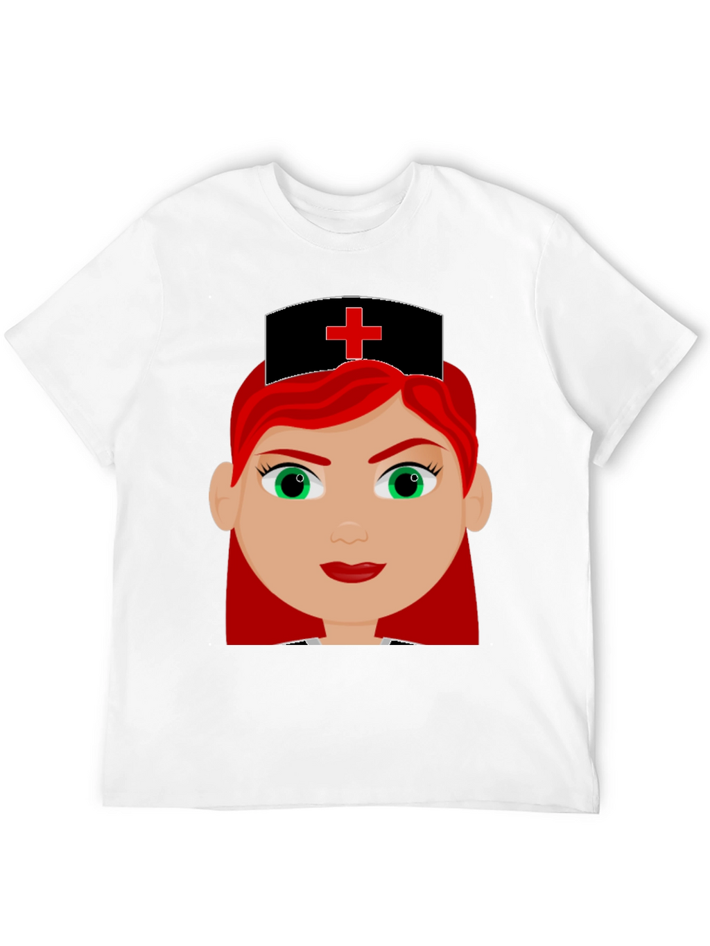 Nurse Cartoon Graphic T-Shirt
