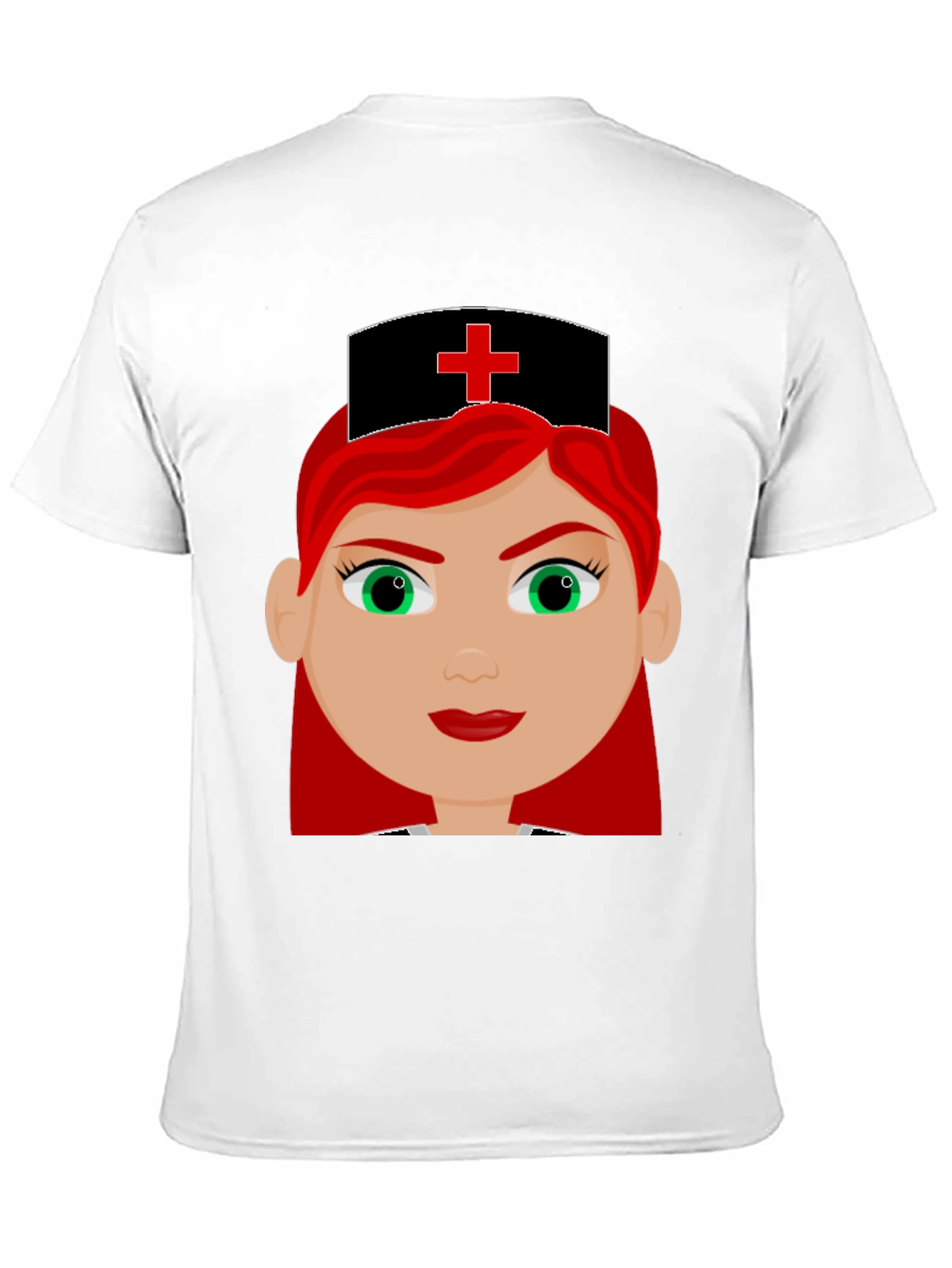 Nurse Cartoon Graphic T-Shirt