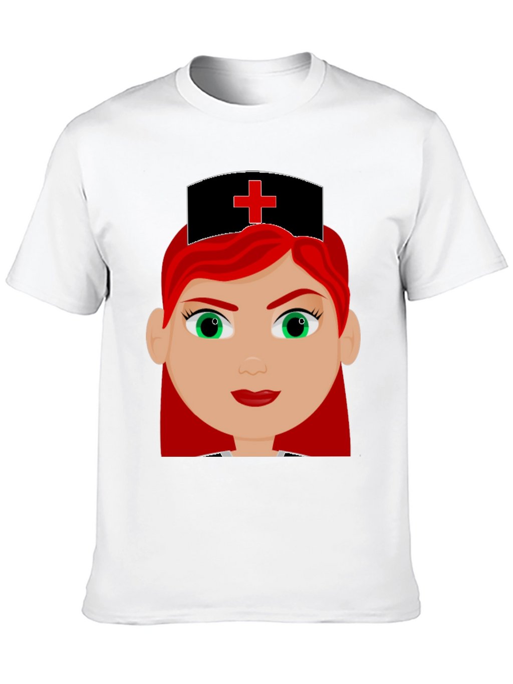 Nurse Cartoon Graphic T-Shirt