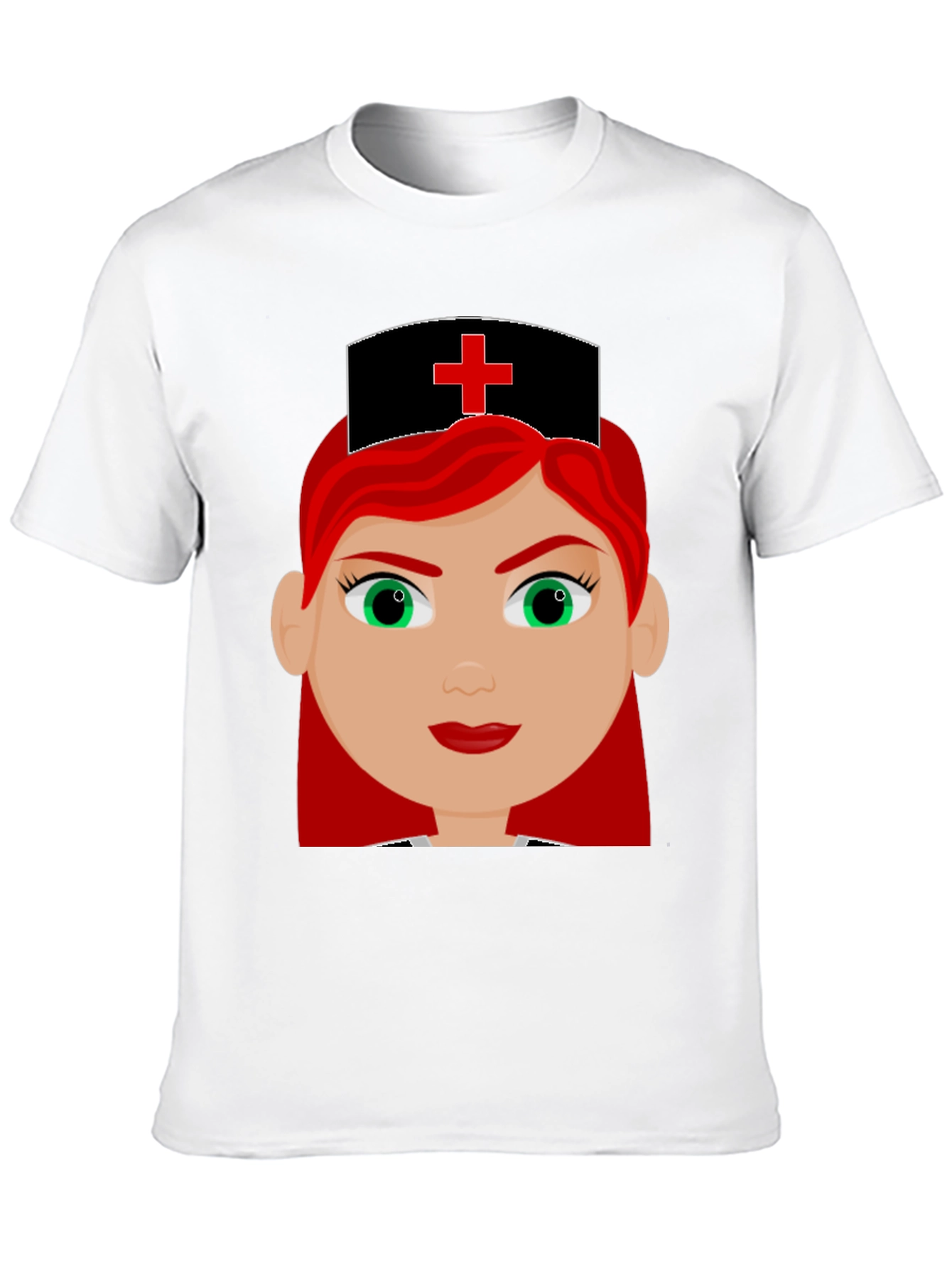 Nurse Cartoon Graphic T-Shirt