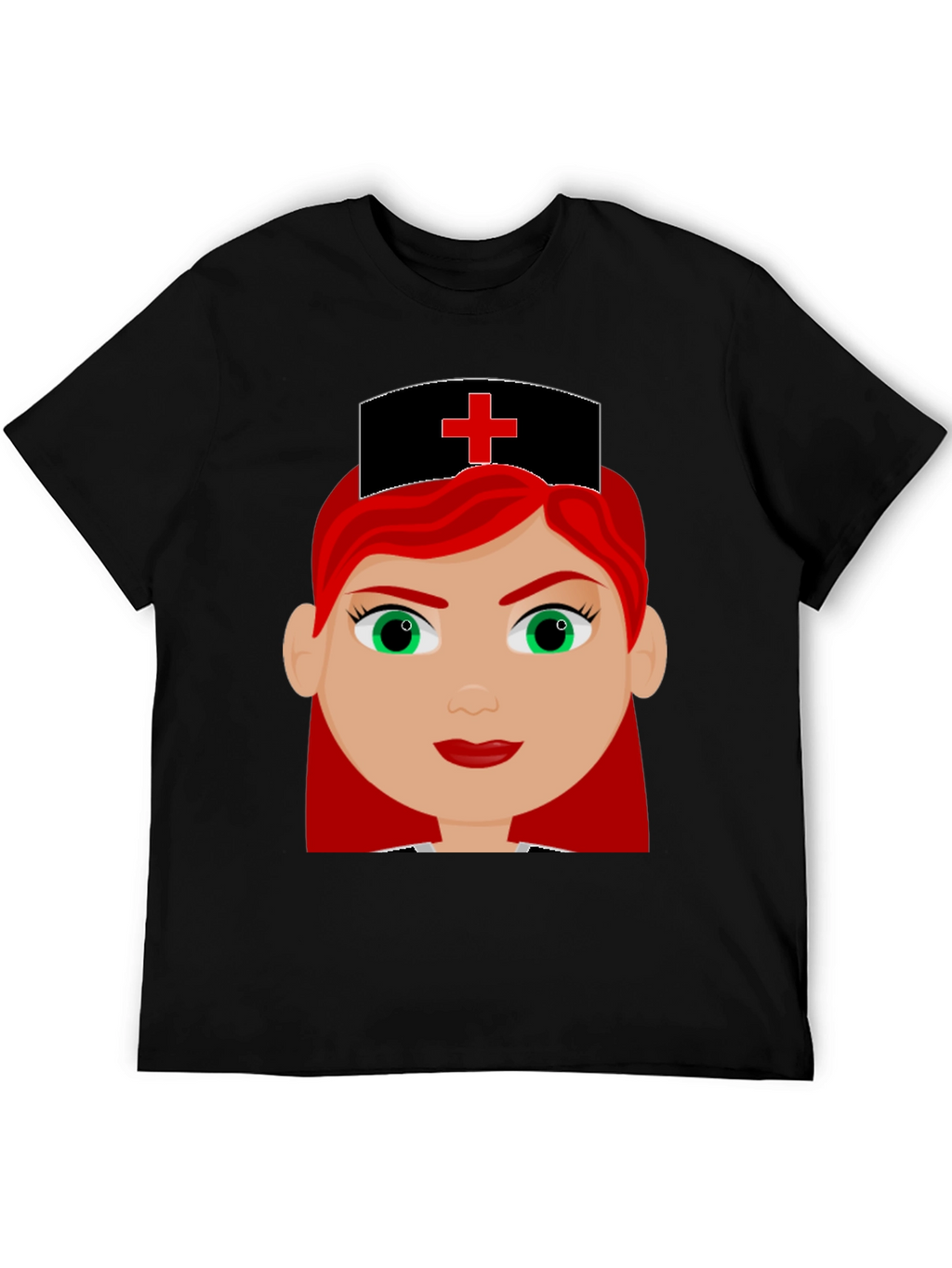 Nurse Cartoon Graphic T-Shirt