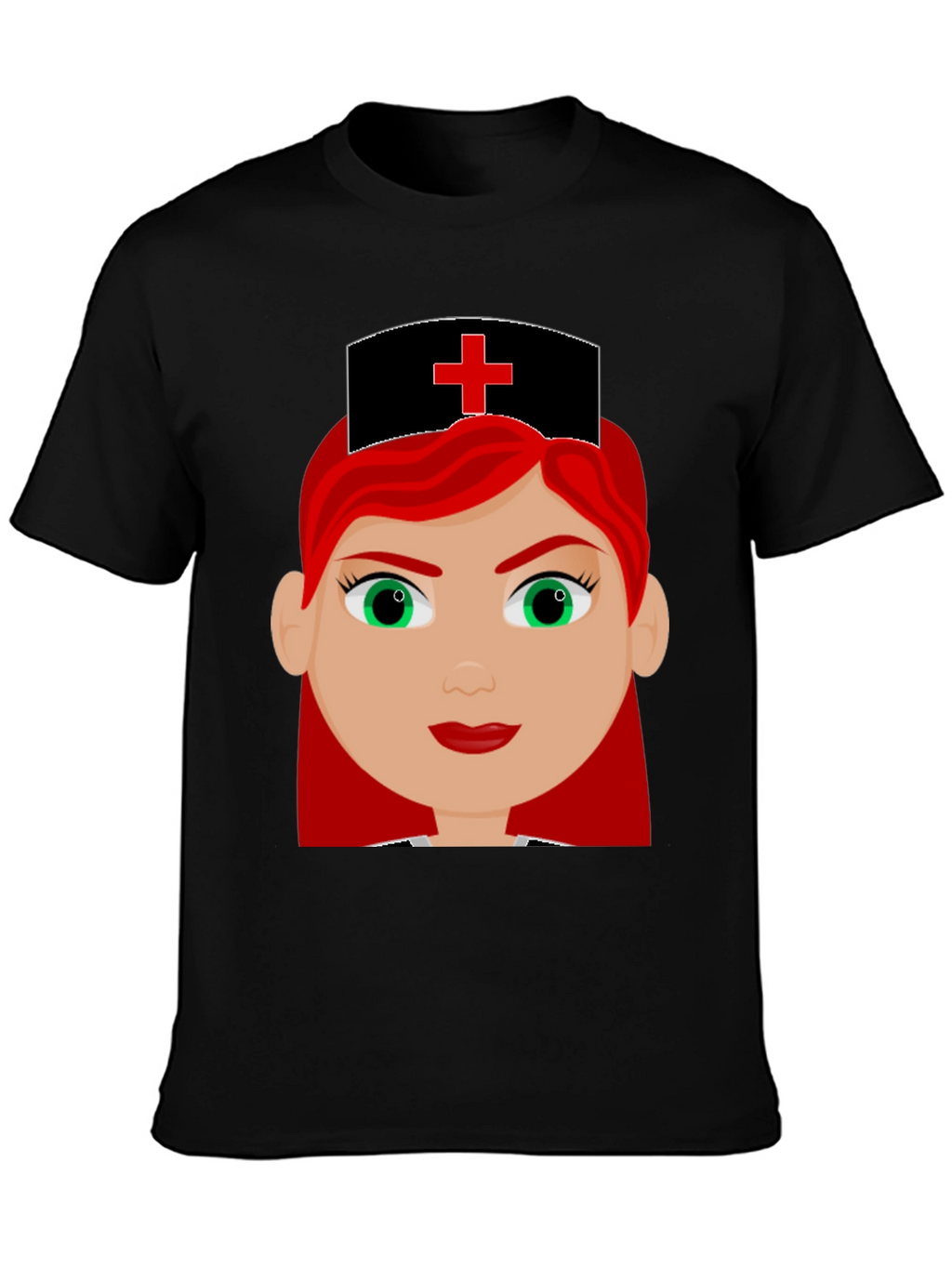 Nurse Cartoon Graphic T-Shirt