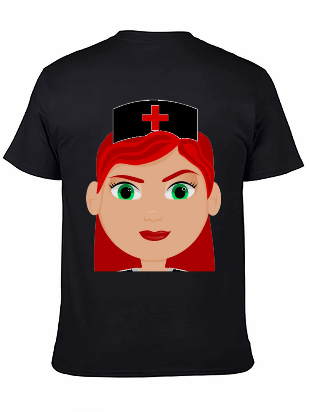 Nurse Cartoon Graphic T-Shirt