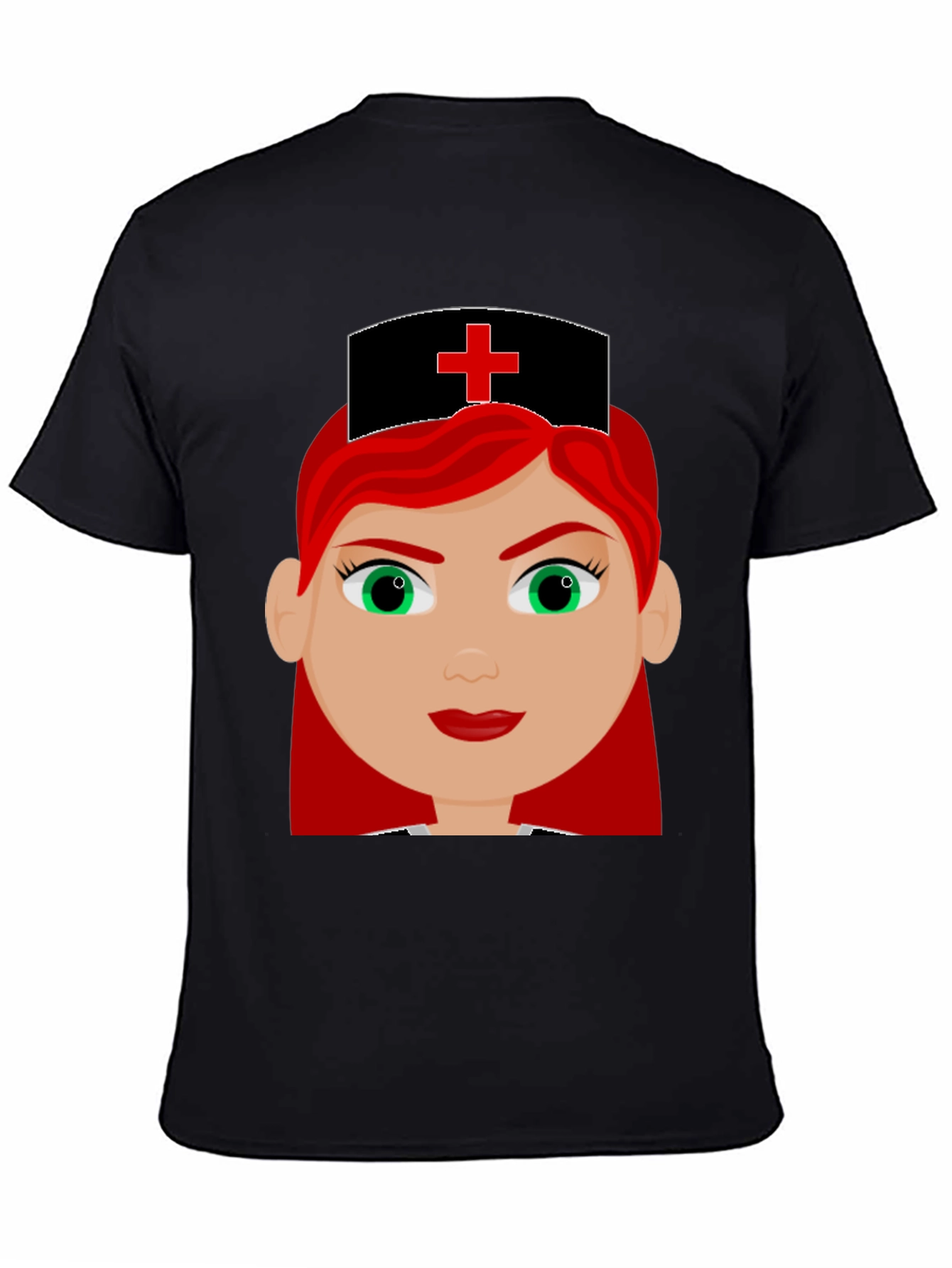 Nurse Cartoon Graphic T-Shirt