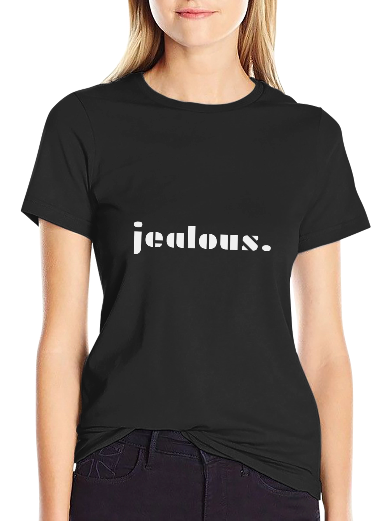 Jealous Graphic Print Crew Neck T-Shirt