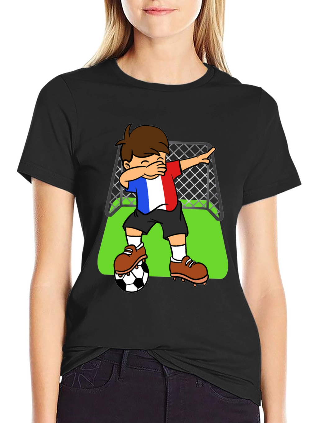 France Soccer Dab T-Shirt - Youth Fan Gear