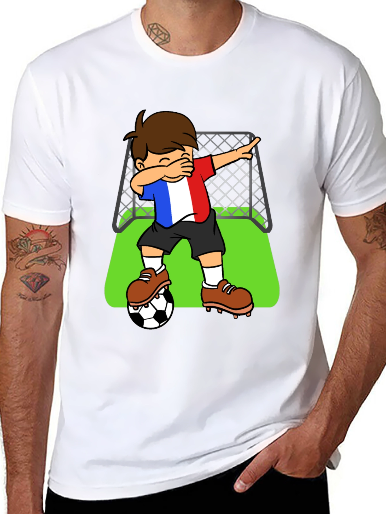 France Soccer Dab T-Shirt - Youth Fan Gear