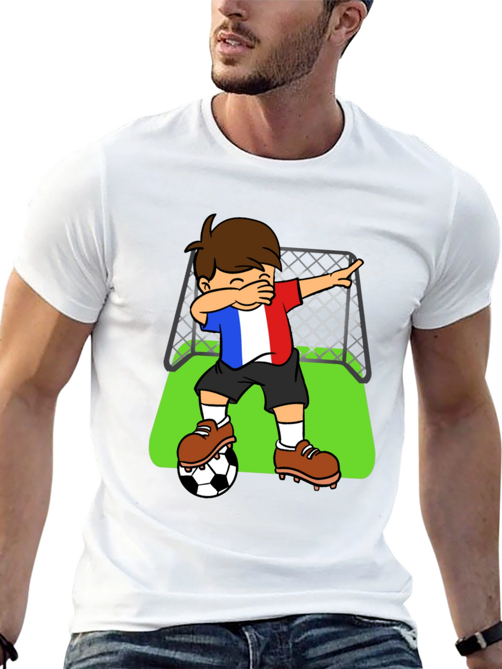France Soccer Dab T-Shirt - Youth Fan Gear