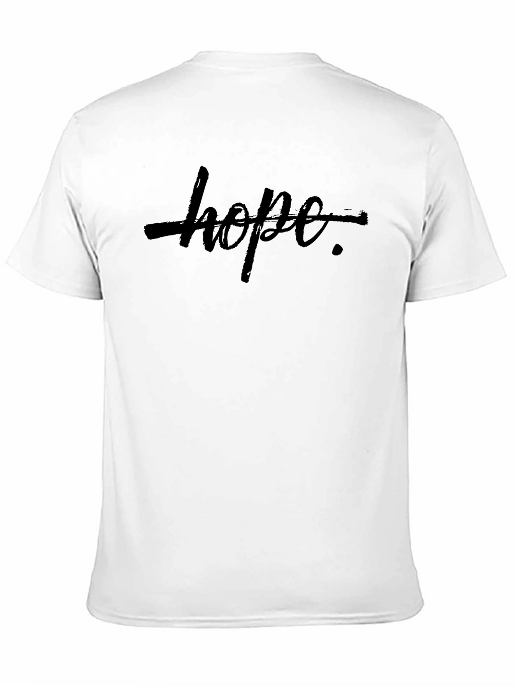 Edgy Hope Graphic Tee - Mens Black T-Shirt