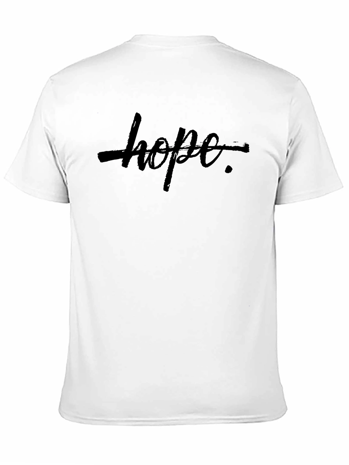 Edgy Hope Graphic Tee - Mens Black T-Shirt
