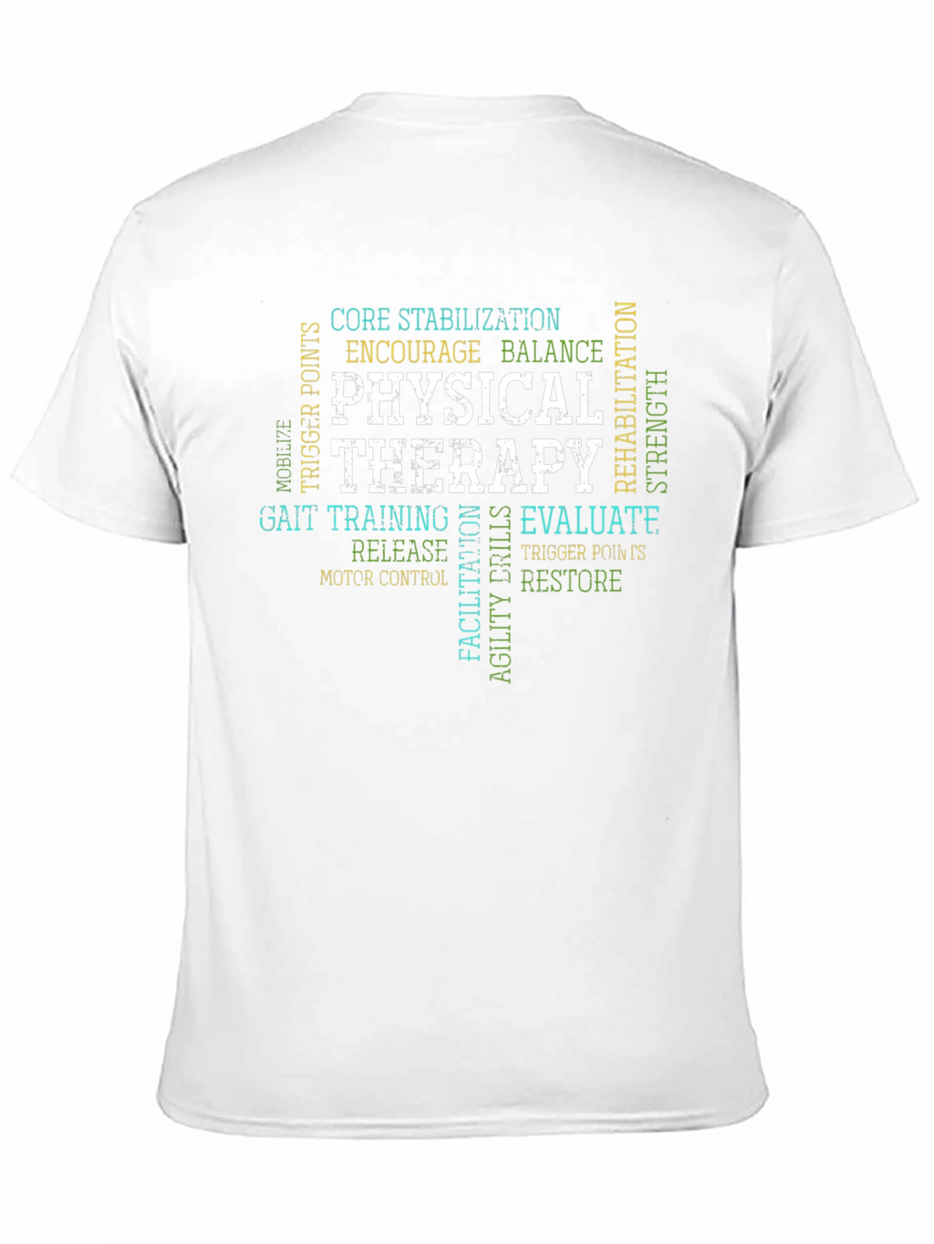 Physical Therapy Word Art T-Shirt
