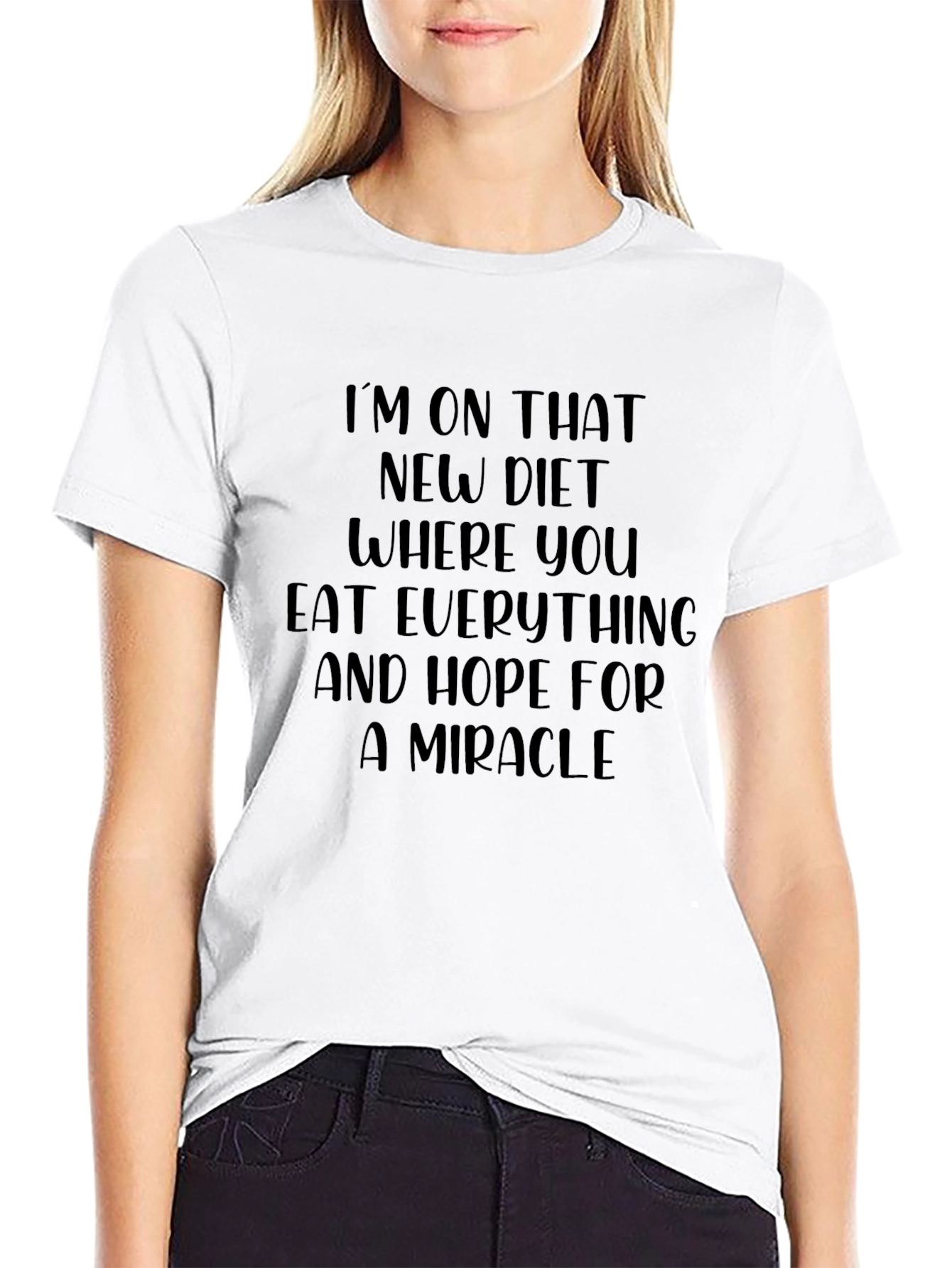 Funny Diet T-Shirt: Im on That New Diet
