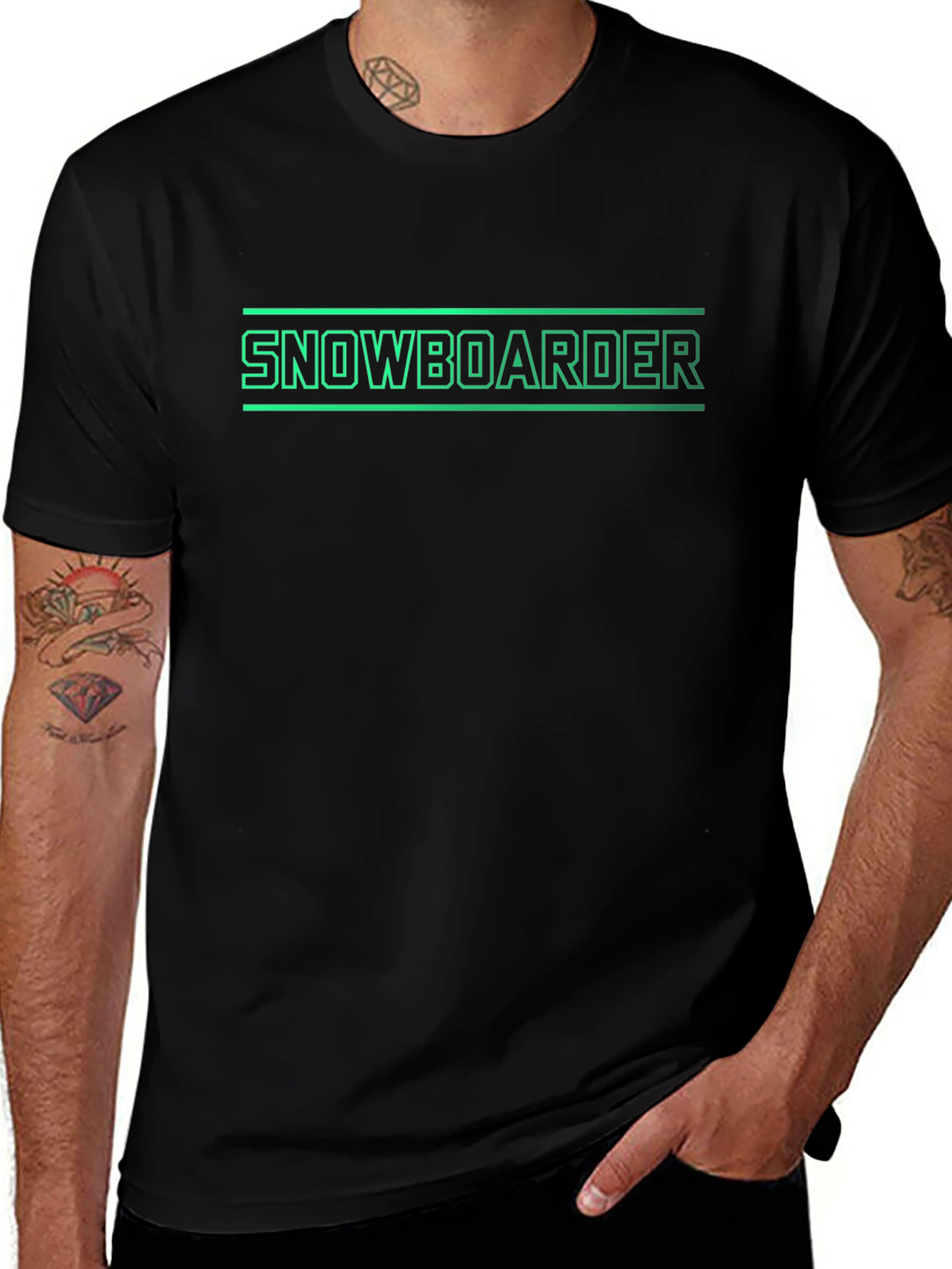 Snowboarder Graphic Tee - Cool & Casual