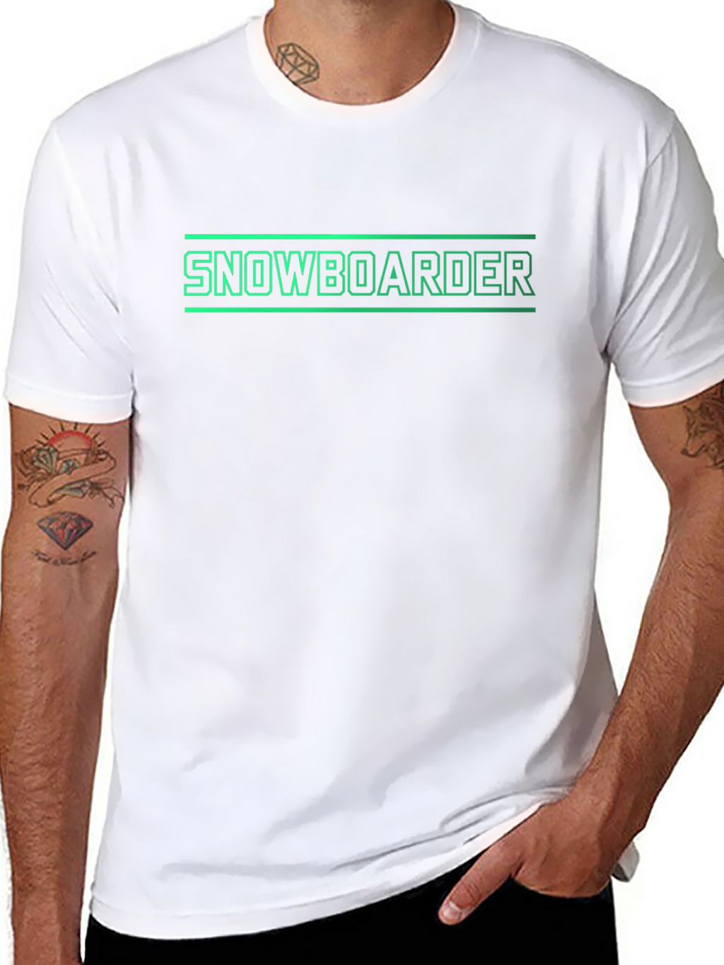 Snowboarder Graphic Tee - Cool & Casual