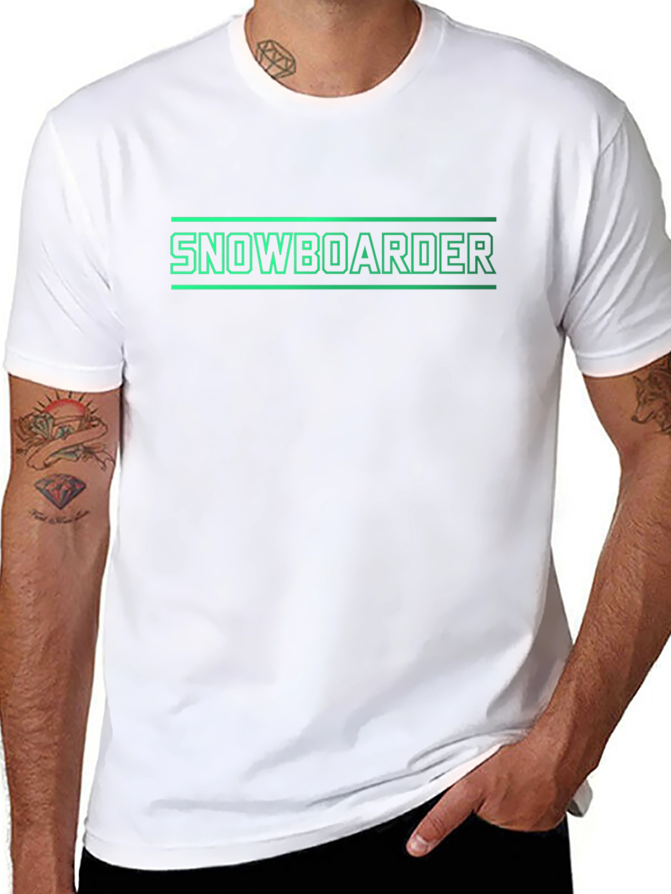 Snowboarder Graphic Tee - Cool & Casual