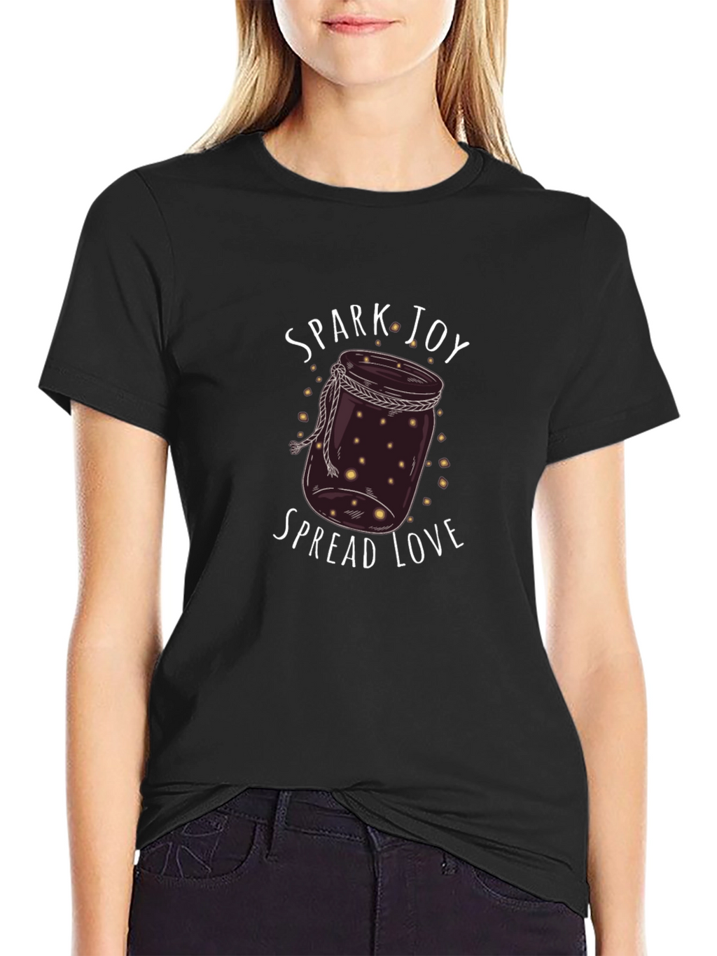 Spark Joy Spread Love Graphic T-Shirt