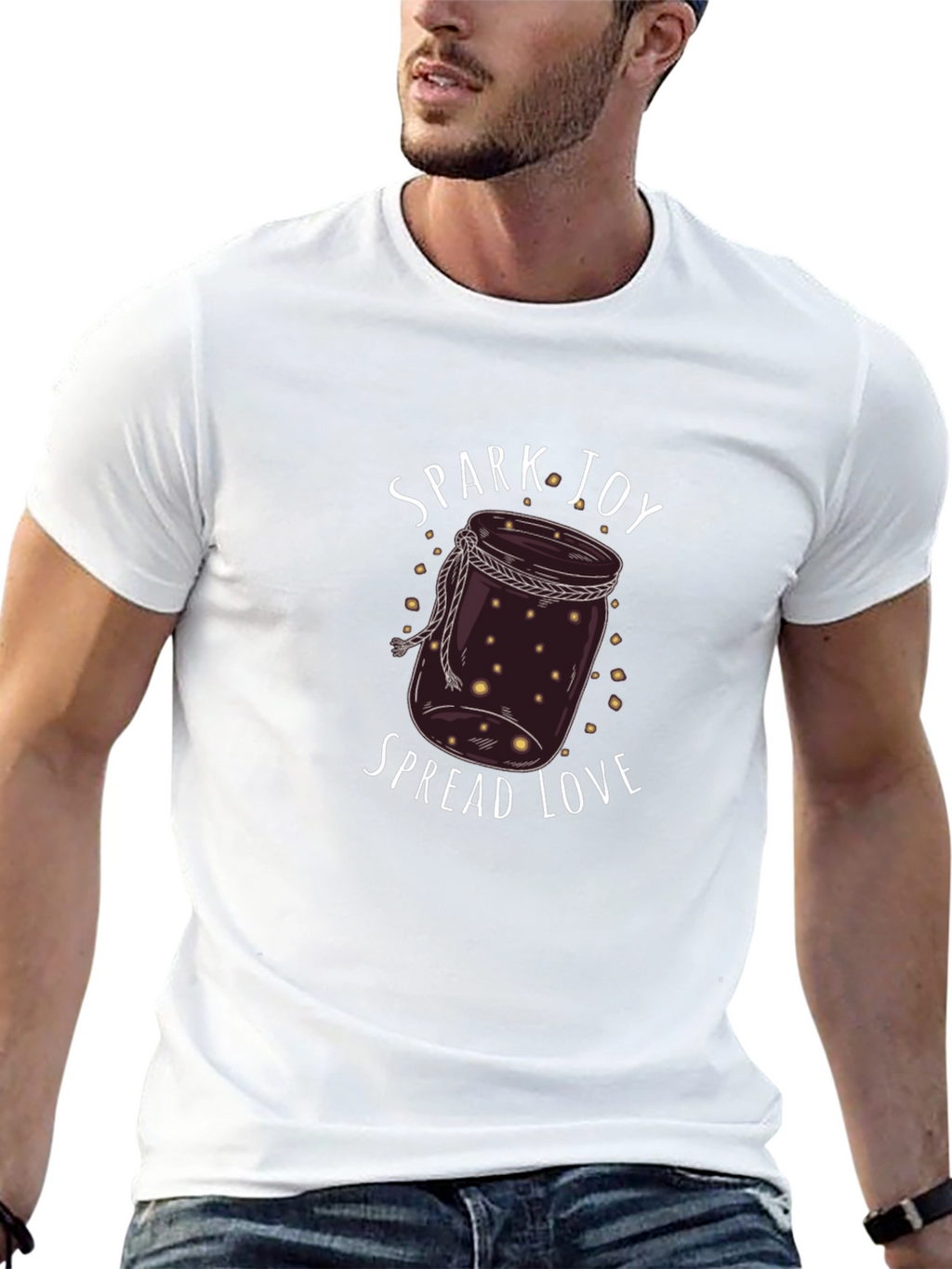 Spark Joy Spread Love Graphic T-Shirt