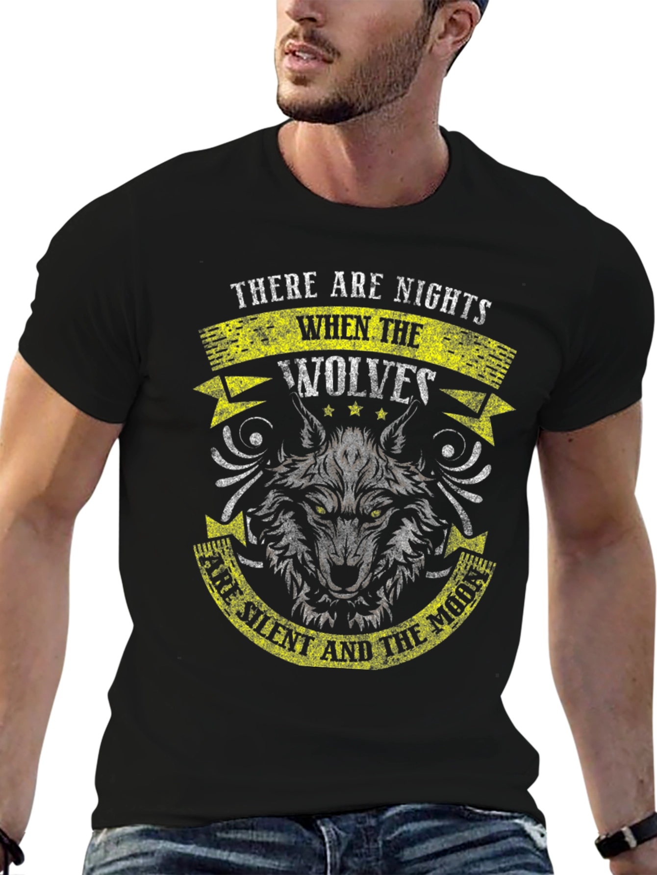 Wolves Silent Moon T-Shirt