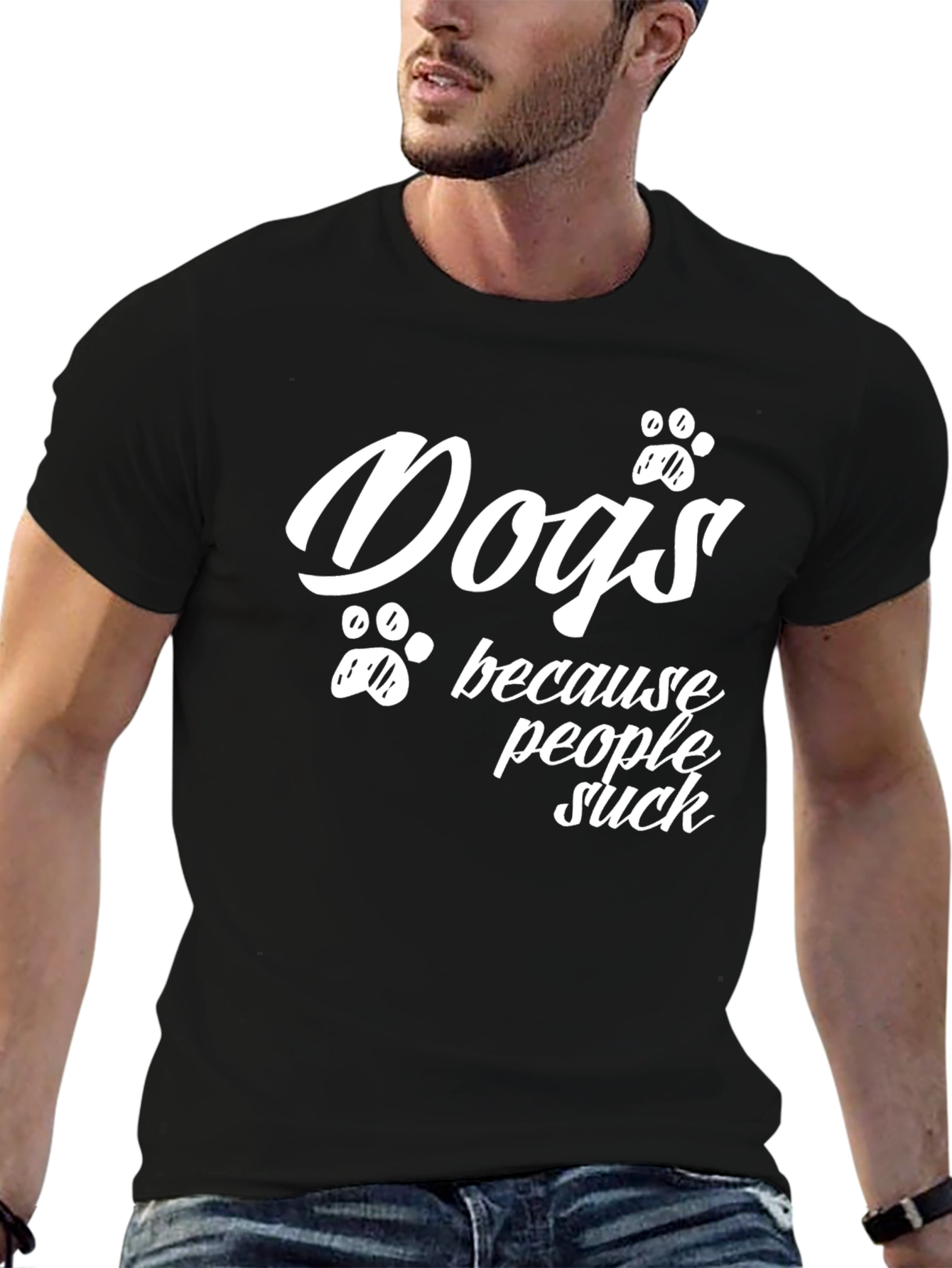 Dogs Because People Suck T-Shirt