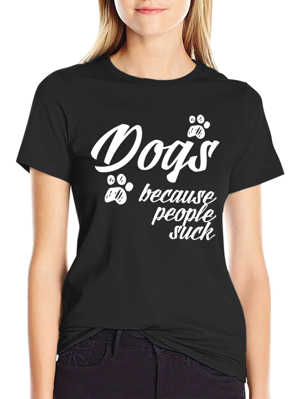 Dogs Because People Suck T-Shirt