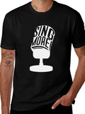 Sing More Graphic Tee - Black