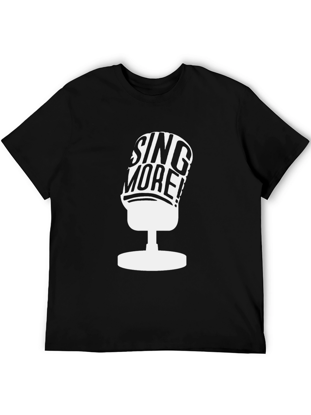 Sing More Graphic Tee - Black