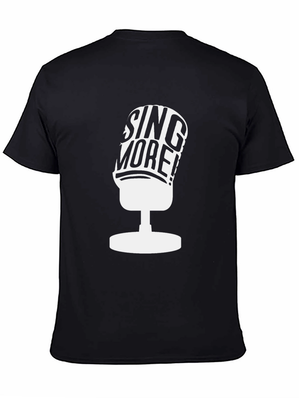 Sing More Graphic Tee - Black