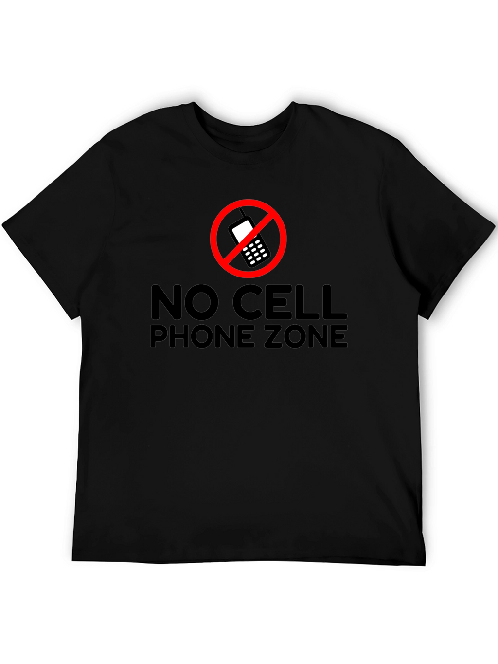 No Cell Phone Zone Graphic T-Shirt