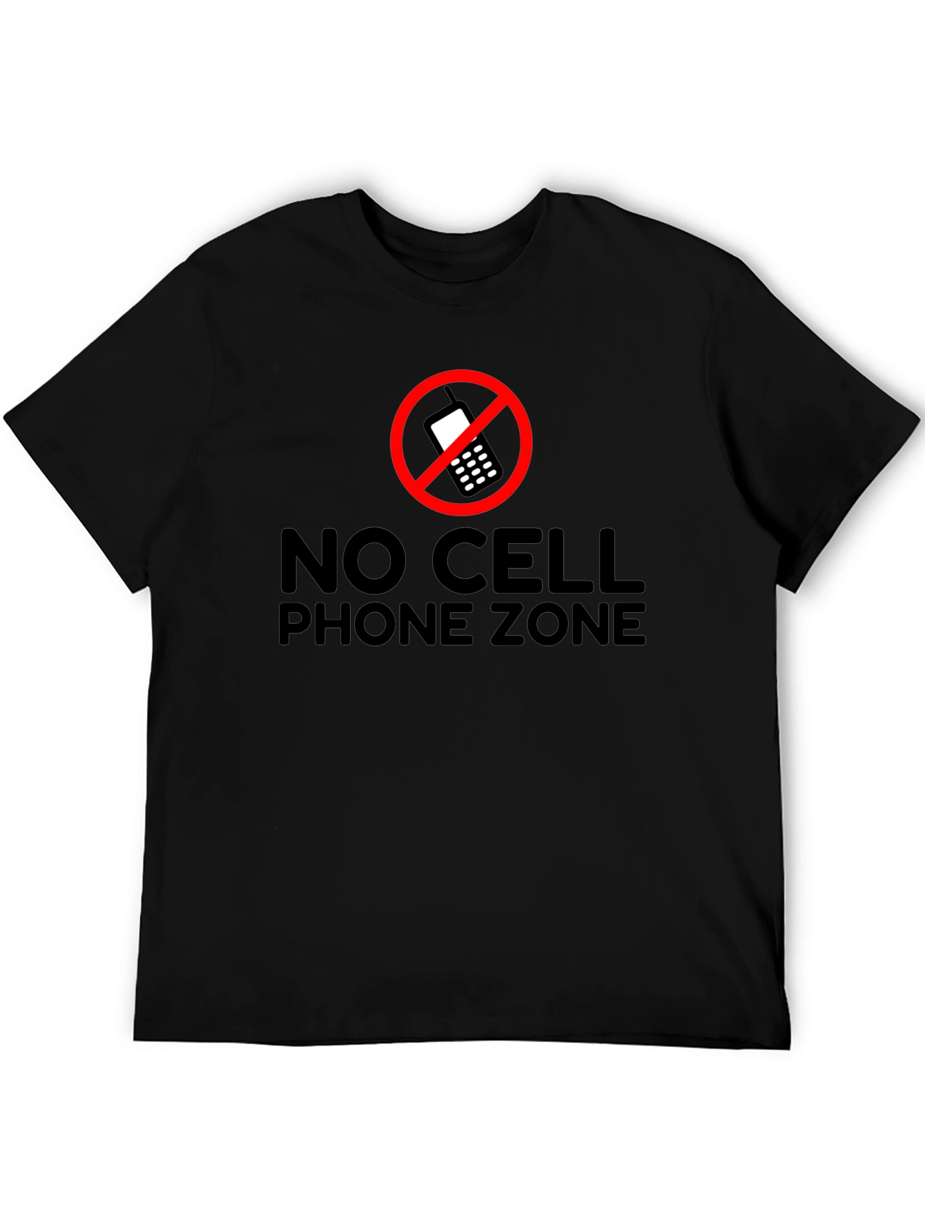 No Cell Phone Zone Graphic T-Shirt