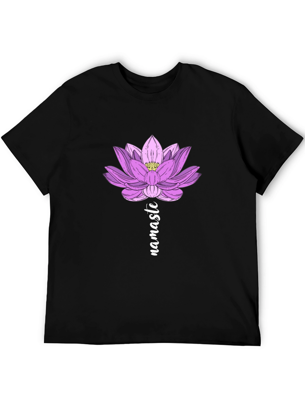 Lotus Namaste Graphic T-Shirt - Yoga Inspired Design