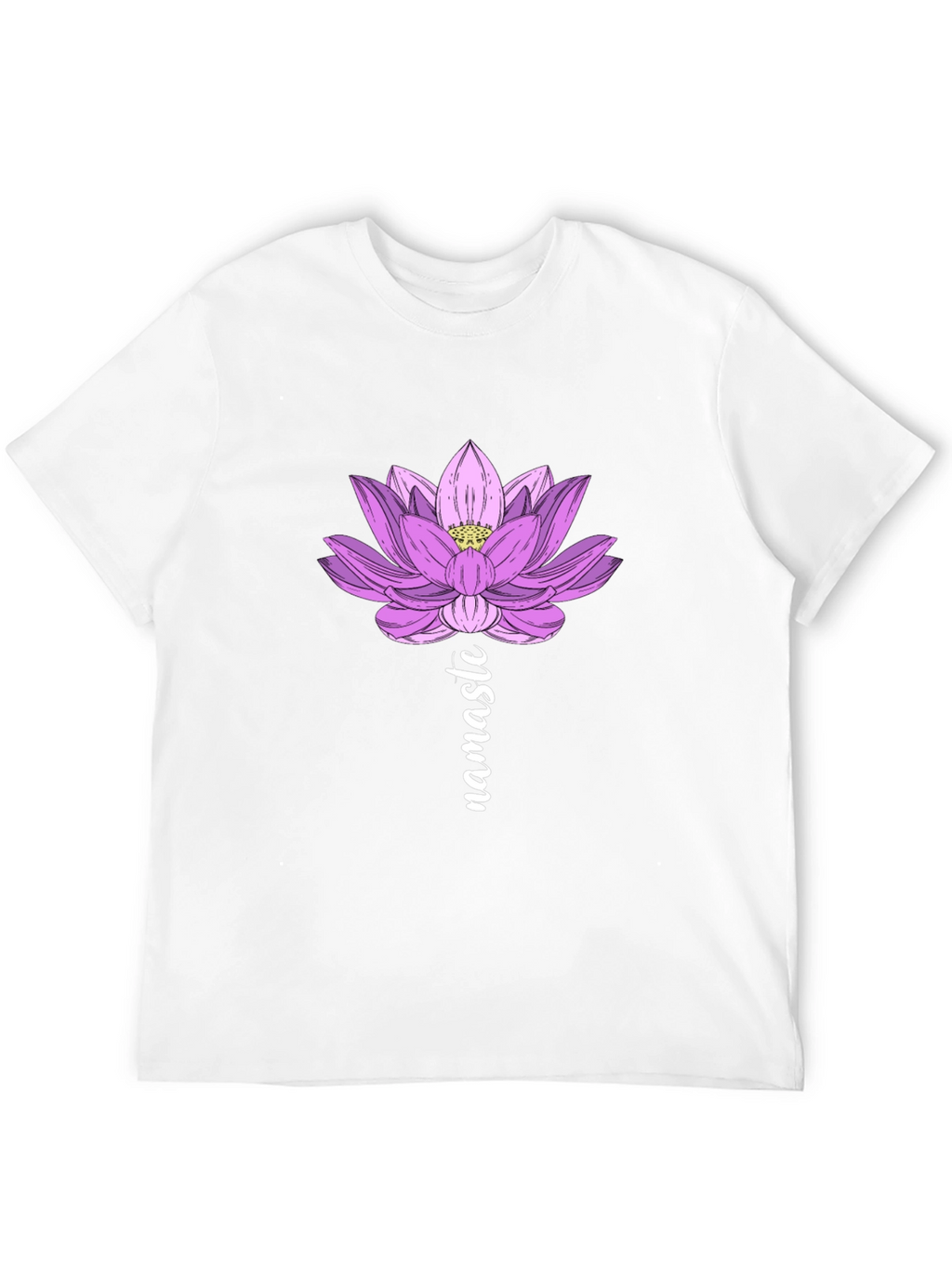 Lotus Namaste Graphic T-Shirt - Yoga Inspired Design