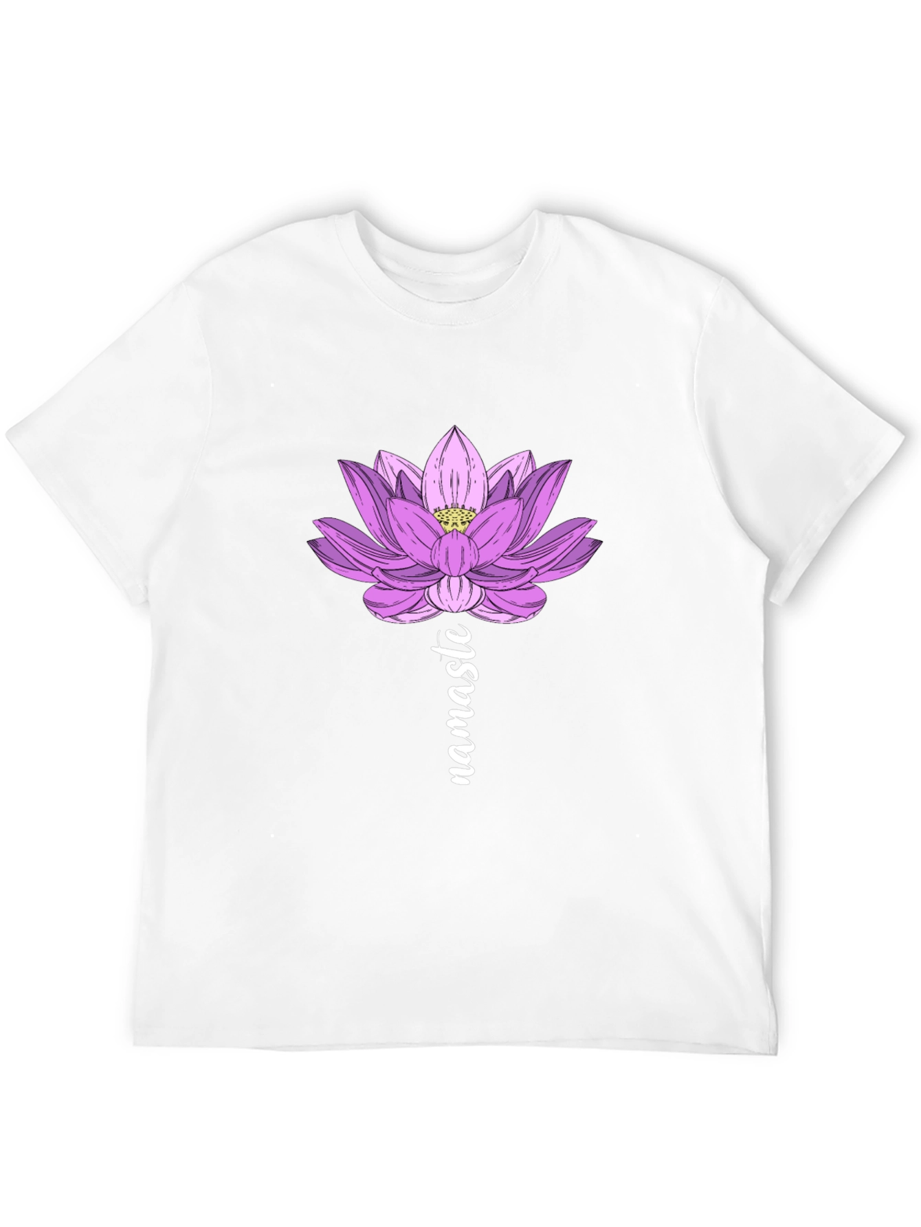 Lotus Namaste Graphic T-Shirt - Yoga Inspired Design