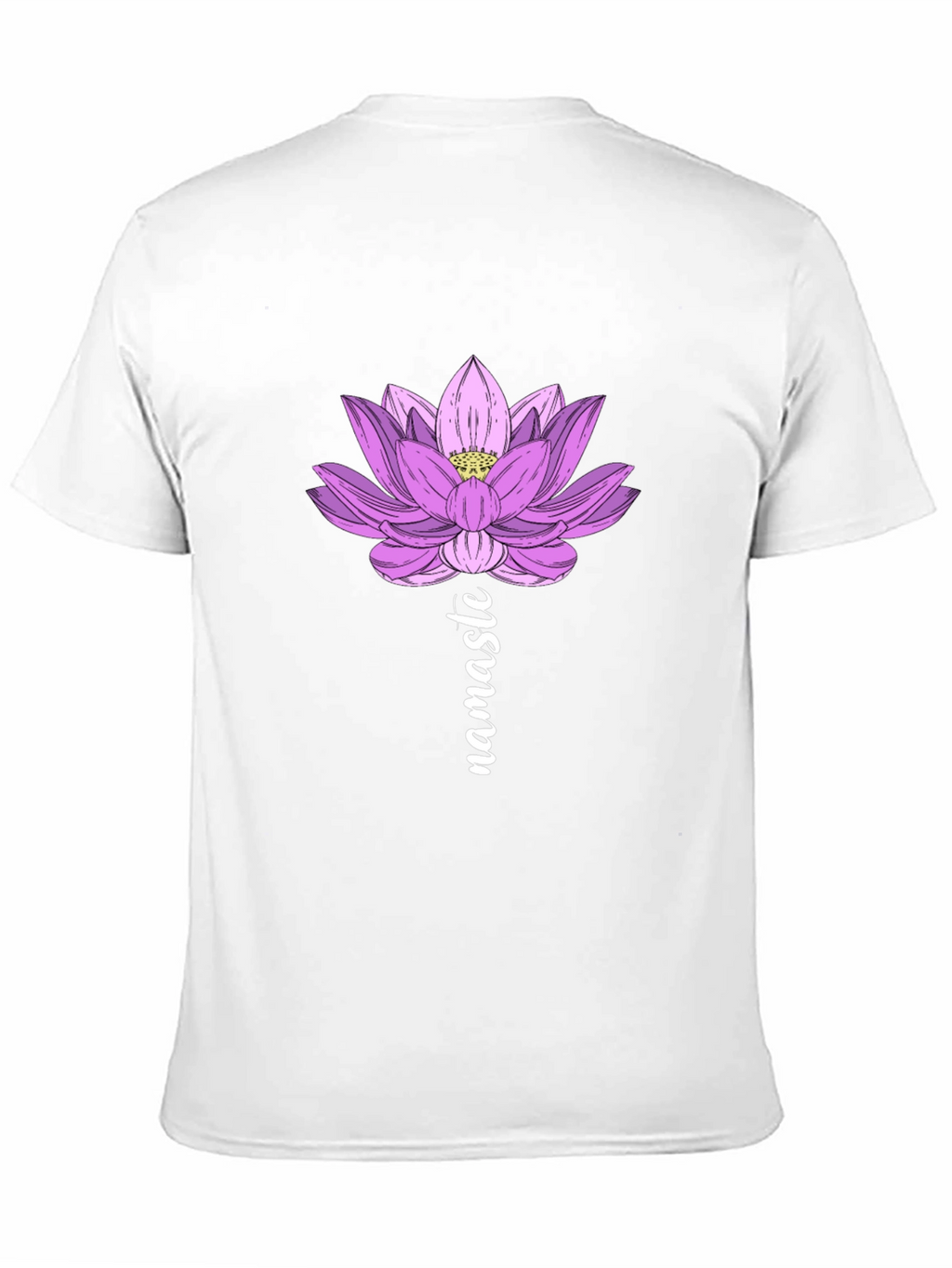 Lotus Namaste Graphic T-Shirt - Yoga Inspired Design
