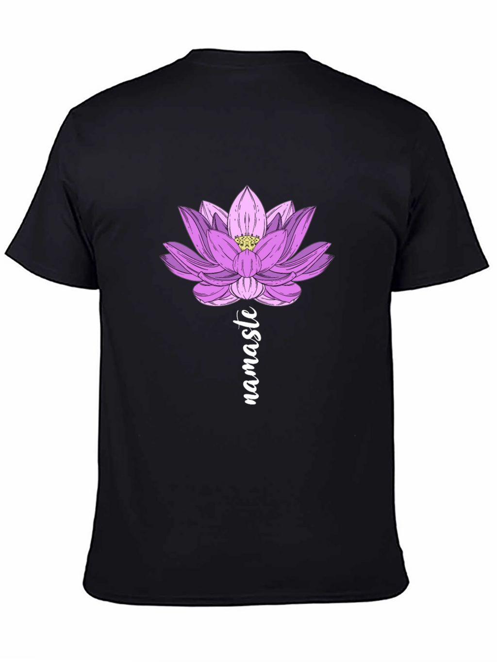 Lotus Namaste Graphic T-Shirt - Yoga Inspired Design