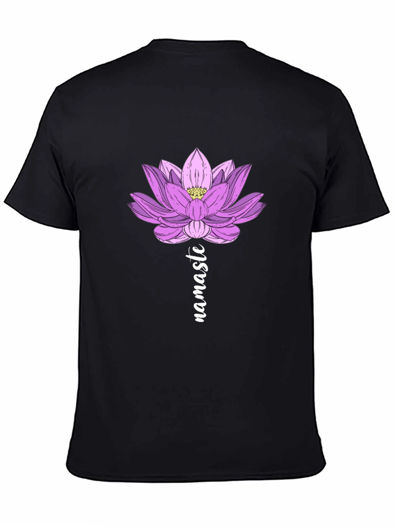 Lotus Namaste Graphic T-Shirt - Yoga Inspired Design