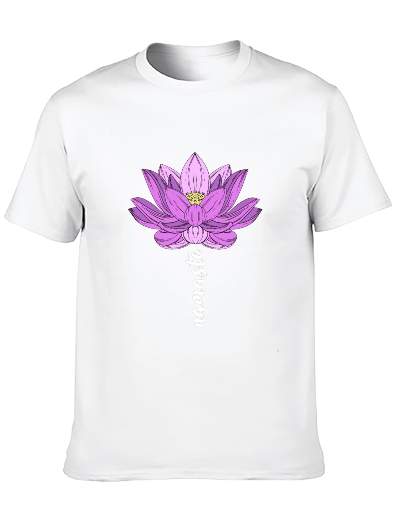 Lotus Namaste Graphic T-Shirt - Yoga Inspired Design