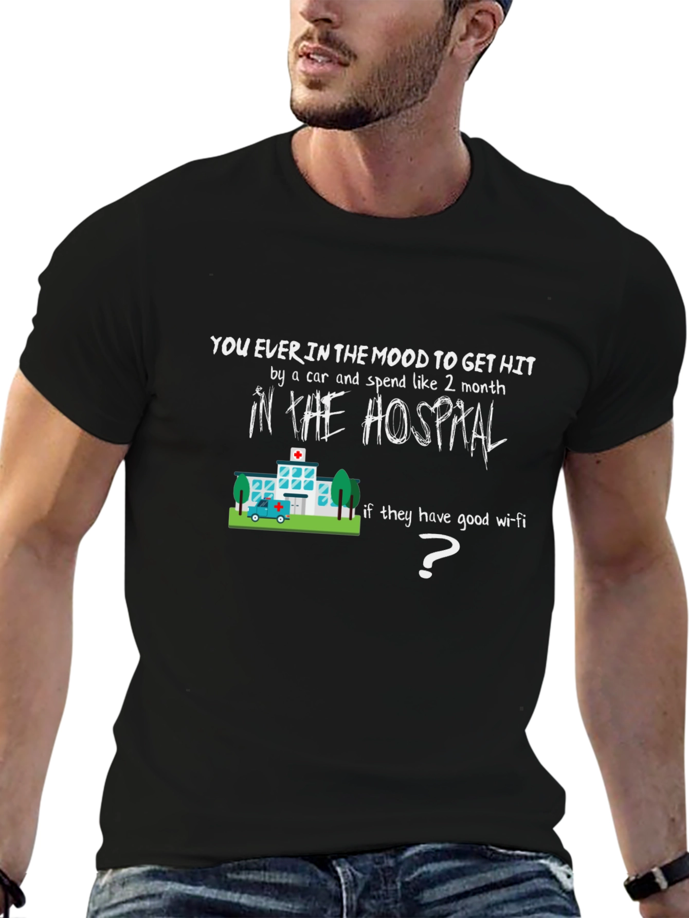 Humorous Hospital Wi-Fi T-Shirt