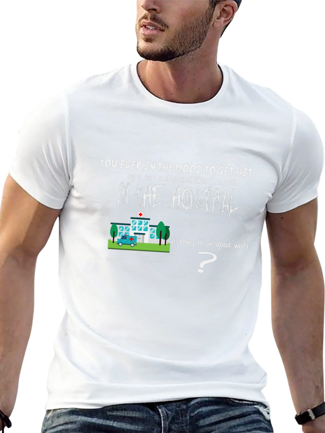 Humorous Hospital Wi-Fi T-Shirt