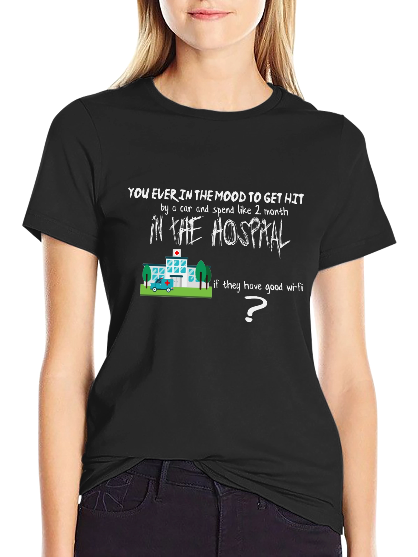 Humorous Hospital Wi-Fi T-Shirt