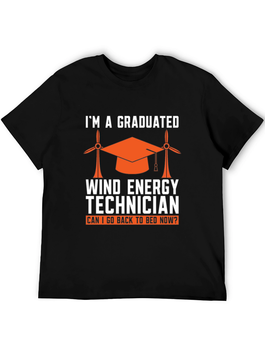 Graduated Wind Energy Technician Graphic T-Shirt