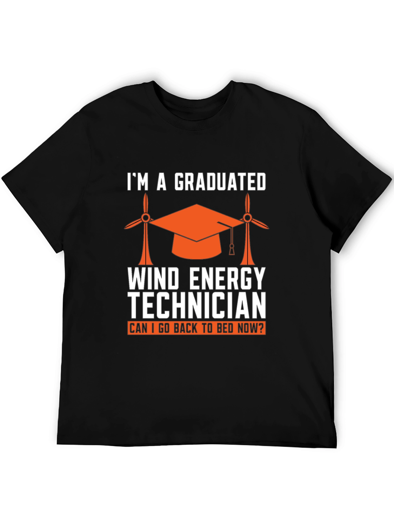 Graduated Wind Energy Technician Graphic T-Shirt