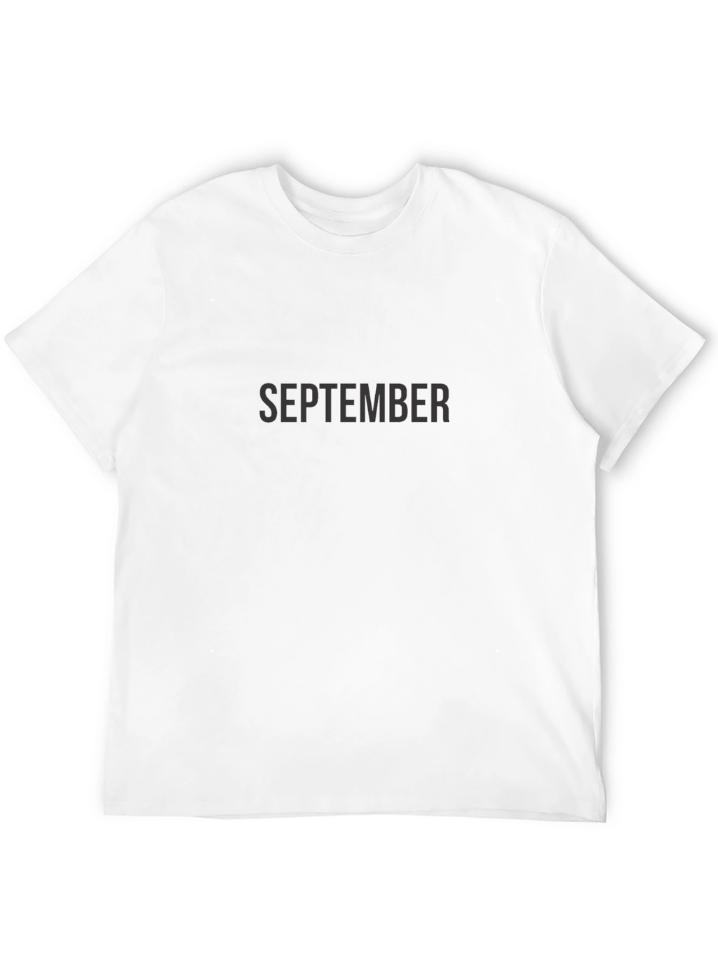 September Graphic T-Shirt - Casual Cotton Tee