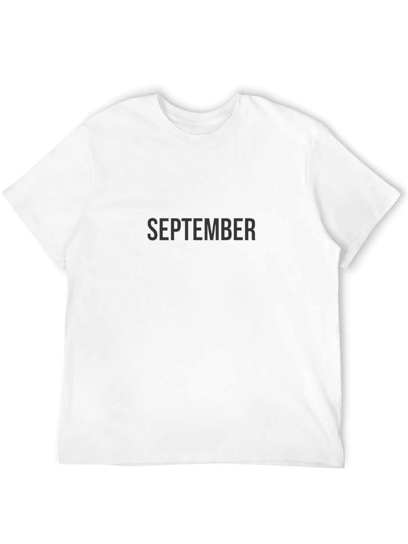 September Graphic T-Shirt - Casual Cotton Tee