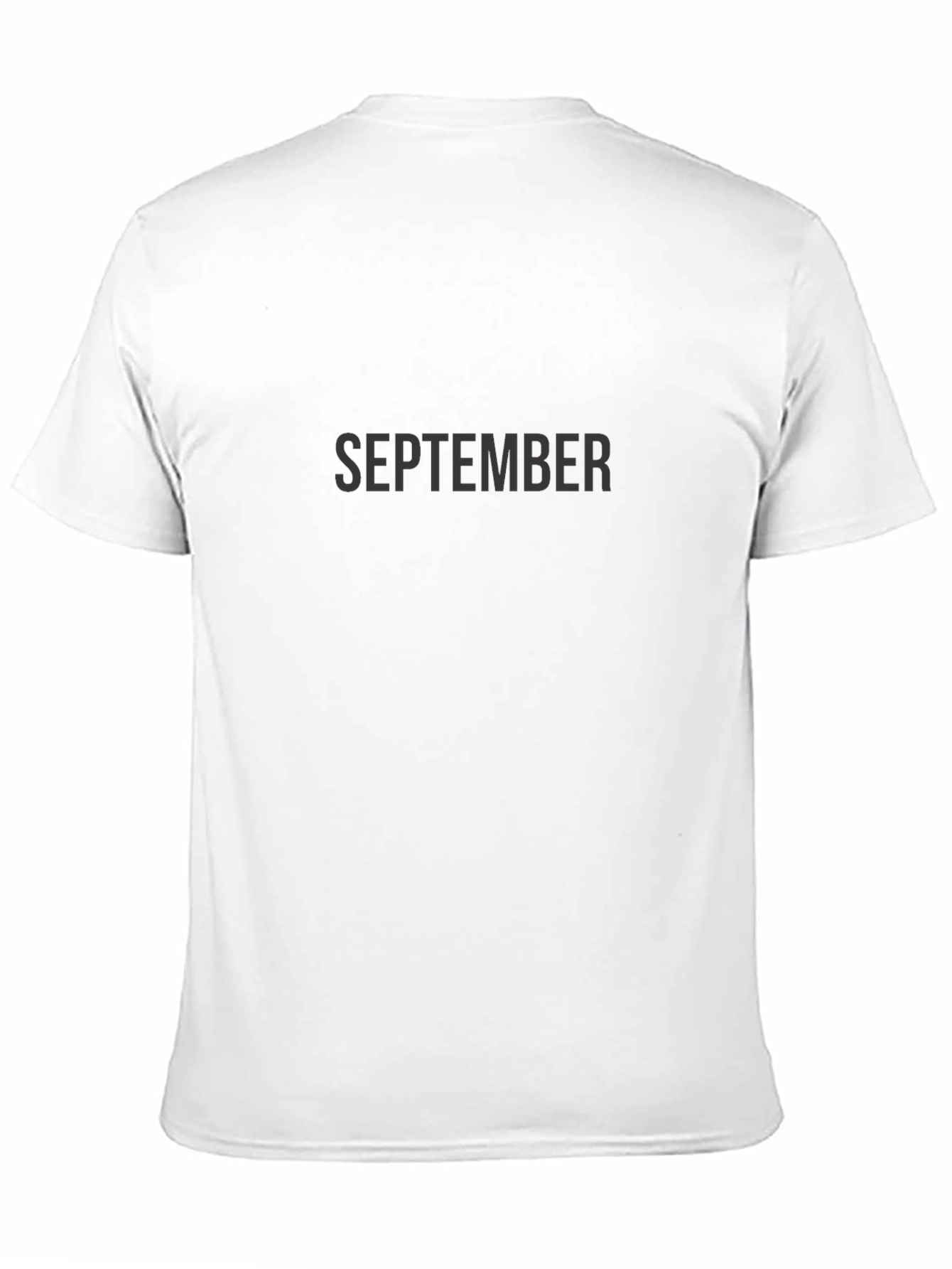 September Graphic T-Shirt - Casual Cotton Tee