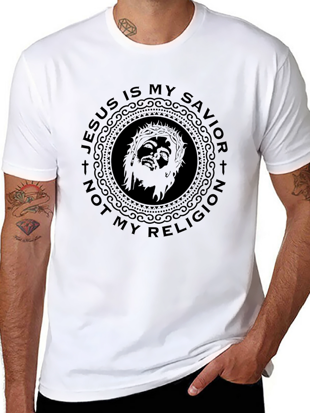 Jesus Is My Savior T-Shirt Religious Graphic Tee