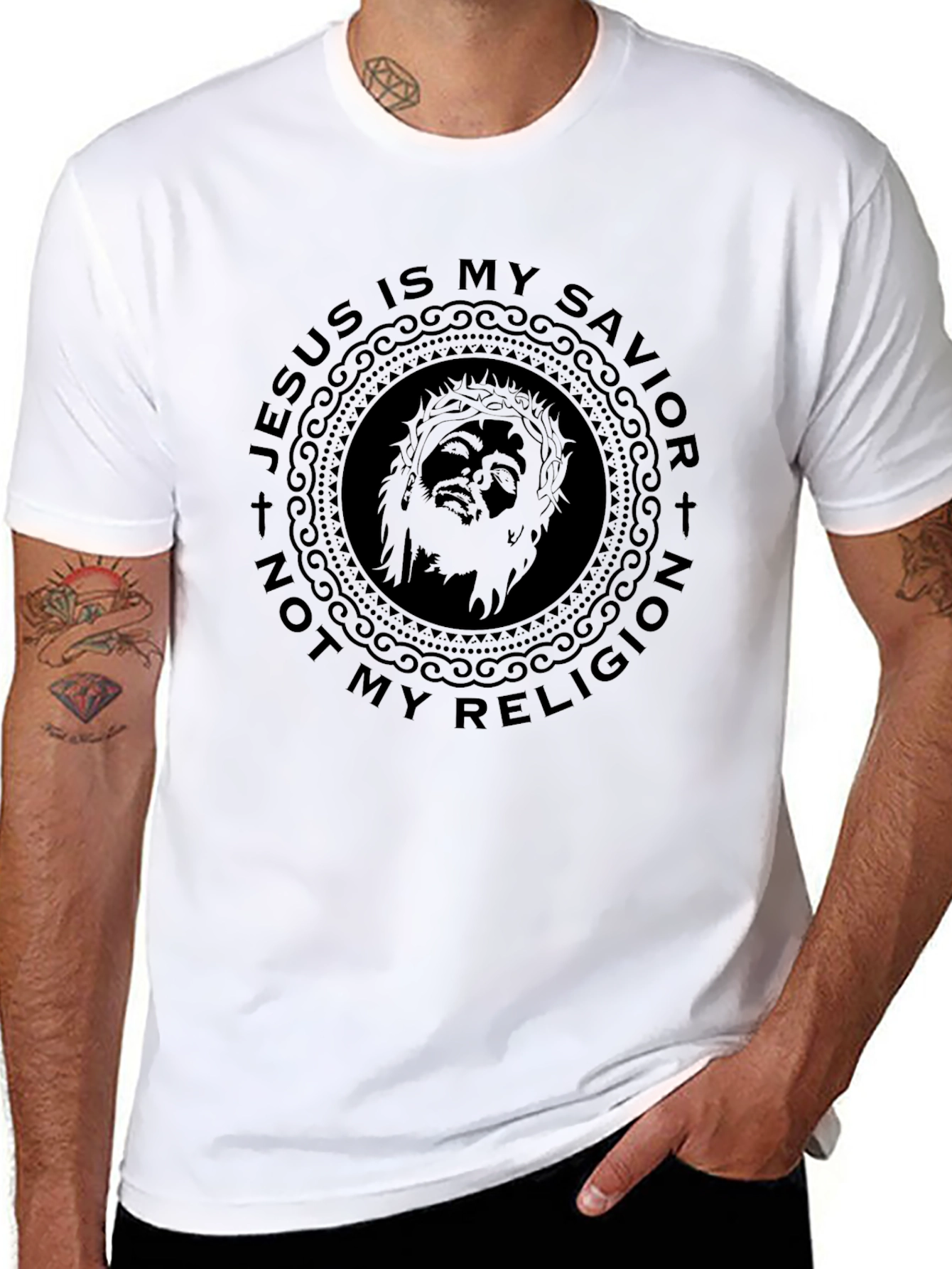 Jesus Is My Savior T-Shirt Religious Graphic Tee
