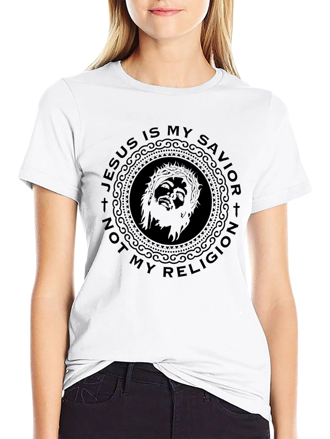 Jesus Is My Savior T-Shirt Religious Graphic Tee