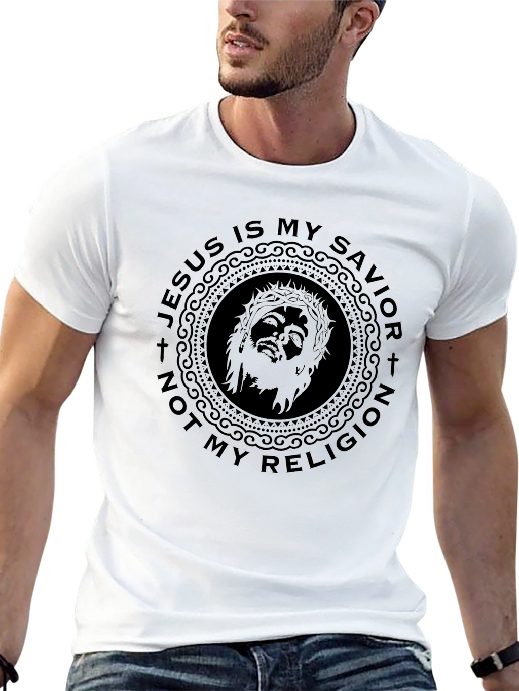 Jesus Is My Savior T-Shirt Religious Graphic Tee